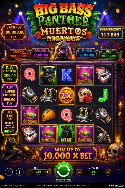 MuertosMultiplierMegaways — скриншот 1